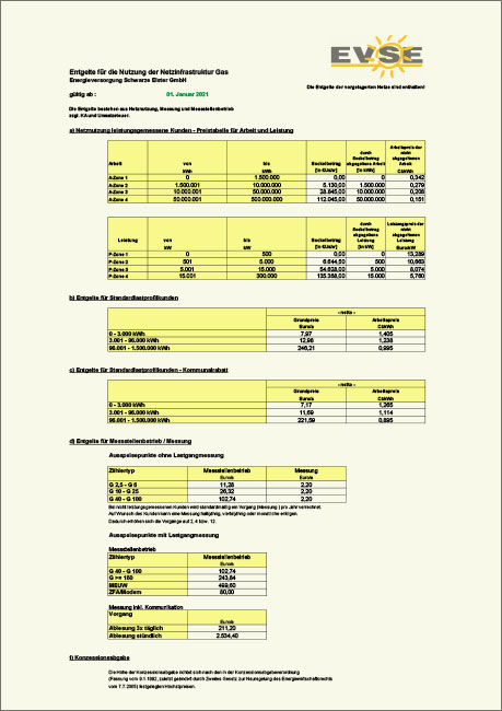 Netzentgelte – EVSE – Ihr Energieversorger in Ostsachsen – Zur Startseite