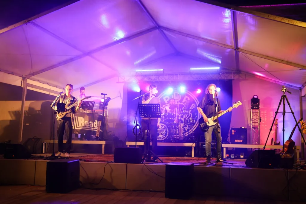 Sommerkonzert in Wittichenau im Festzelt – unterstützt von der EVSE
