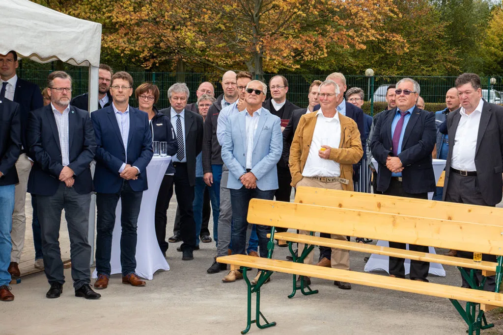 Feierliche Inbetriebnahme der Erdgas-Übernahmestation der EVSE in Bernbruch